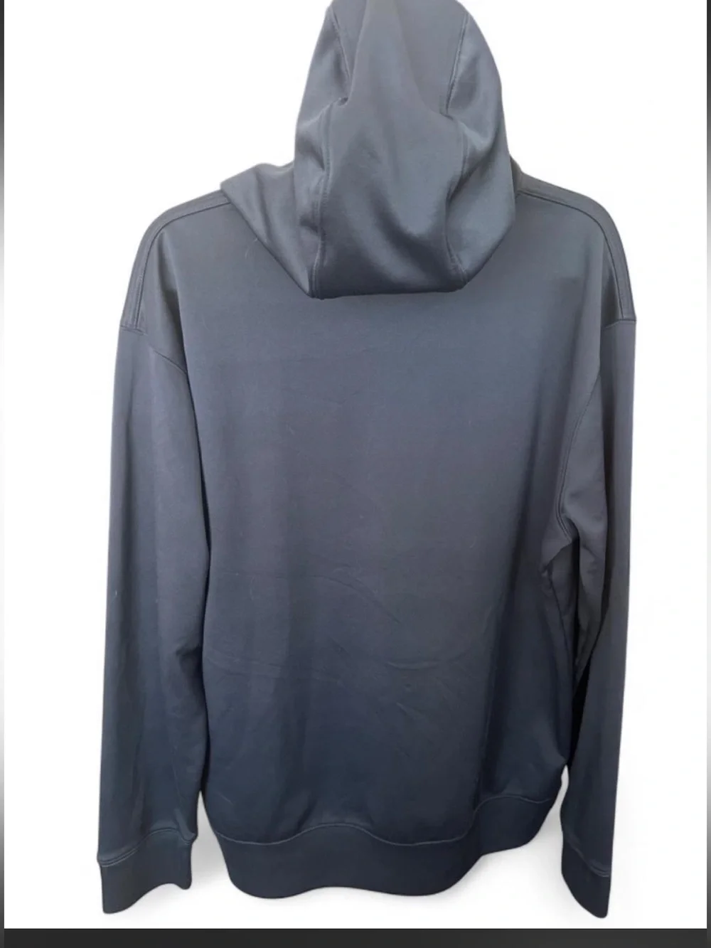 Nike Men's Black Hoodie with Gold Swoosh